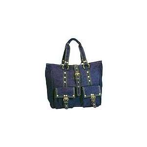  Denim / Jean Handbag with Front Pockets 