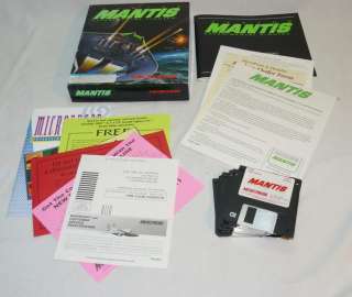 XF5700 MANTIS   EXPERIMENTAL FIGHTER DOS PC GAME BOXED  