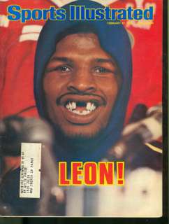 1978 Sports Illustrated Leon Spinks Beats Ali w3e4r  