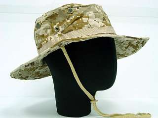 SWAT Airsoft Digital Desert Camo MILSPEC Boonie Hat Cap  