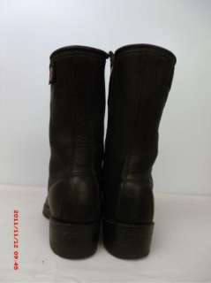 PRE OWNED WOMENS HARLEY DAVIDSON SIDE ZIP BOOTS SIZE 5 1/2 B  