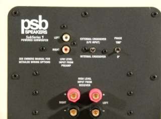 PSB SubSeries 1 280 Watts Subwoofer   Mint  