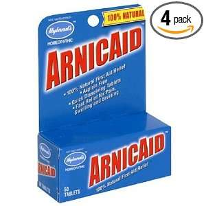  Hylands ArnicAid, 50 tablets (Pack of 4) Health 