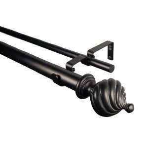  BCL Drapery Hardware 125DSP28B Twisted Spiral Curtain Rod 