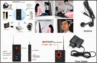 as11 Anti surveillance Camera wireless Detector anti spy finder Lens 
