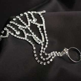   GP Rhinestone Wedding Bracelet Ring Swarovski Crystal Jewelry  