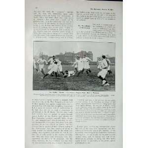  1907 Rugby Football England France Richmond Sport Food 