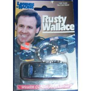  Rusty Wallace Diecast Car Key Chain Toys & Games