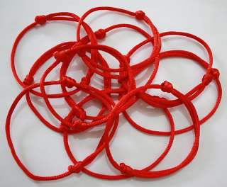 Lot 10 Kabbalah Red String Bracelet Evil Eye Jewelry Kabala Charm 