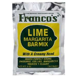  Franco, Mix Ccktl Margarita Lime, 6 OZ (Pack of 12 