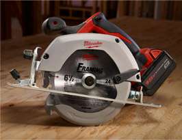 The M18 LITHIUM ION Circular Saw provides plumbers, electricians 