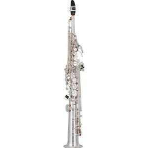   Saxophone with Straight Neck Silver Plated Musical Instruments