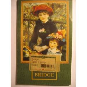  Lady & Child  Bridge Scorepad Toys & Games