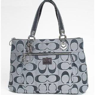  Coach Poppy Patent Leather Glam Tote 15791 (SV/Grape/Ice 