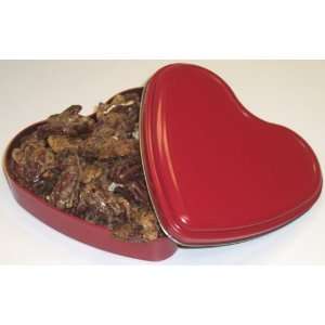 Scotts Cakes Glazed Pecans in a Heart Shape Tin  Grocery 