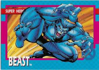 1992 X Men Trading Card #1 BEAST Impel SKYBOX  