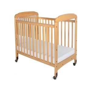  Serenity Fixed Side Crib Mirrored Natural by Foundations 