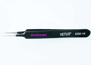   Extension Lash Tools Vetus Straight Tweezers A Type ESD 14  