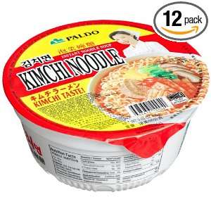 Paldo Kimchi Noodle Soup, 3.03 Ounce Cup Grocery & Gourmet Food