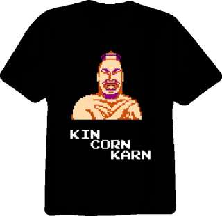 King Korn Karn Pro Wrestling NES Nintendo T Shirt  