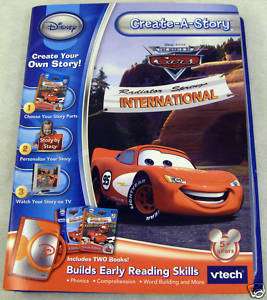 Disney Create A Story Cars Vtech Book Phonics Age 5+  