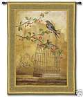 oiseav cage cerise ii oriental bird tree wall tapestry returns