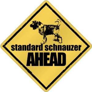  New  Standard Schnauzer Bites Ahead   Crossing Dog 