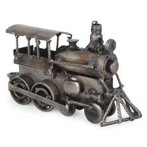  Iron sculpture, Rustic Steam Engine