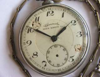 Vintage Mira Watch Co. Chronometre, Vogt, Pocket Watch  