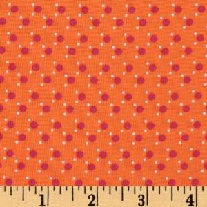  44 Wide Stella Dot Orange Fabric By The Yard Arts 