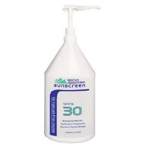   Mountain Sunscreen, Gallon Pump, SPF 30, Regular Sunscreen, 128 Ounce