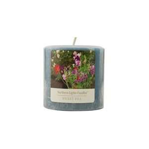 Sweet Pea Essential Blend One 3x3 Inch Pillar Essential Blends Candle 
