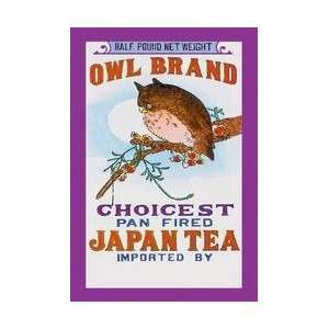 Owl Brand Tea #2 28x42 Giclee on Canvas
