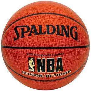  Spalding NBA Zi/O Composite Leather Basketball, Size 7 