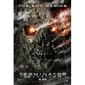 Terminator Salvation Original Double Sided 27x40 Movie Poster   Not A 