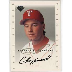 Chris Howard Texas Rangers 1996 Leaf Extended Autographs #83 Baseball 