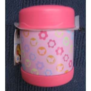  Pink Flowers and Butterflies Funtainer Thermos Food Jar 