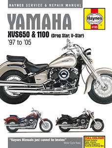 Yamaha XVS650 XVS1100 Drag Star V Star Haynes Manual  