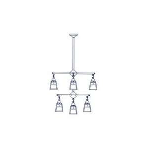  Arroyo Craftsman ACH 4 1T M AB A Line 5 Light Single Tier 