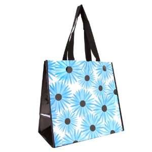 Insta Totes Reusable Blue Daisy Dots Shopping Tote By The 
