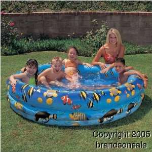  Kids Inflatable Aquarium Fish Kiddie Swimming Pool Toys & Games