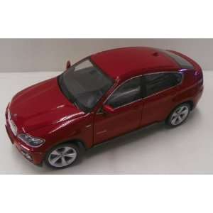  Welly 1/24 Scale Diecast Bmw X6 in Color Red Toys & Games
