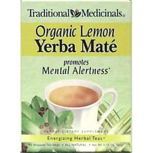  Traditional Medicinals Lemon Yerba Mate, Organic   1 box 