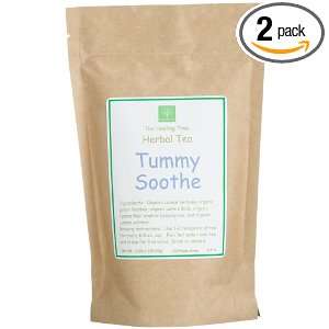  Tummy Soothe, Caffeine Free Loose Leaf Blend Tea, 2 Ounce Bags (Pack