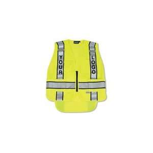 Safety Vests   PSV Breakaway w/ Zipper   Lime   Reflective   S368   XL 