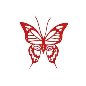  Butterfly RED vinyl window decal sticker