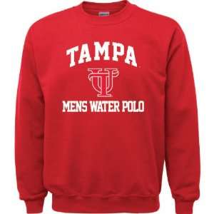  Tampa Spartans Red Mens Water Polo Arch Crewneck 