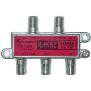  1GHz 130dB 4 Way F Pin Splitter Electronics