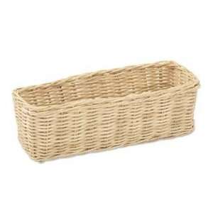  Cracker Basket, 2 3/4 X 8 1/2 X 3, rattan core 